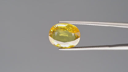 Yellow Sapphire - 5.89 Carats (Pukhraj - 6.42 Ratti)