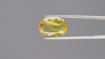 Yellow Sapphire - 5.04 Carats (Pukhraj - 5.49 Ratti)