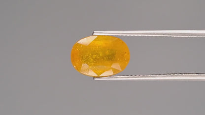 Yellow Sapphire - 6.29 Carats (Pukhraj - 6.86 Ratti)