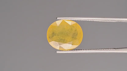 Yellow Sapphire - 6.07 Carats (Pukhraj - 6.62 Ratti)