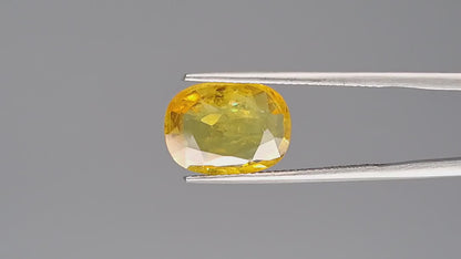 Yellow Sapphire - 6.32 Carats (Pukhraj - 6.89 Ratti)