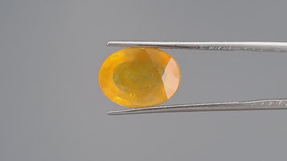 Yellow Sapphire - 7.88 Carats (Pukhraj - 8.59 Ratti)
