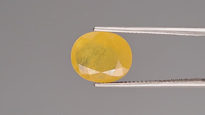 Yellow Sapphire - 5.79 Carats (Pukhraj - 6.31 Ratti)