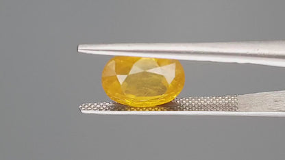 Yellow Sapphire - 5.68 Carats (Pukhraj - 6.19 Ratti)