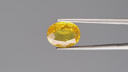 Yellow Sapphire - 4.01 Carats (Pukhraj - 4.37 Ratti)