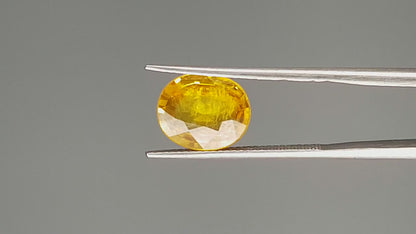 Yellow Sapphire - 4.08 Carats (Pukhraj - 4.45 Ratti)