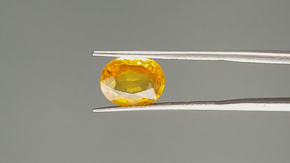 Yellow Sapphire - 3.96 Carats (Pukhraj - 4.32 Ratti)