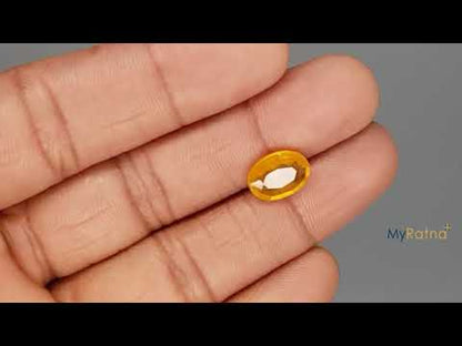 Yellow Sapphire - 3.88 Carats (Pukhraj - 4.23 Ratti)