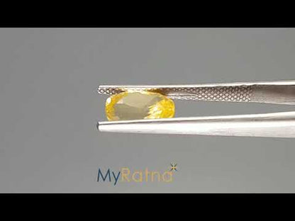 Yellow Sapphire - 2.52 Carats (Pukhraj - 2.75 Ratti)