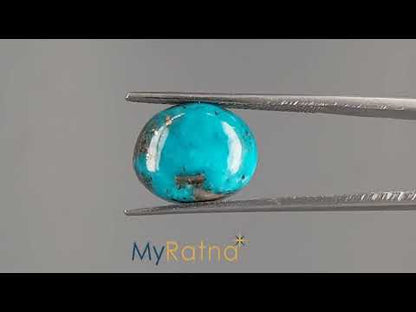 Turquoise - 6.01 Carats ( Firoza - 6.55 Ratti )