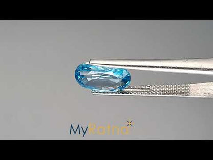 Blue Zircon - 5.16 Carats