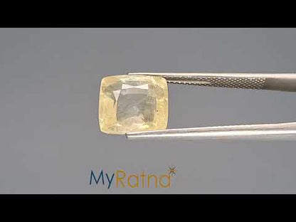 Yellow Sapphire - 7.12 Carats (Pukhraj - 7.76 Ratti)
