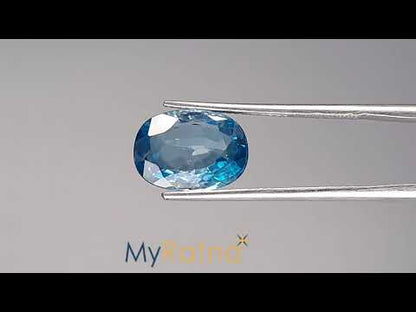 Blue Zircon - 5.69 Carats