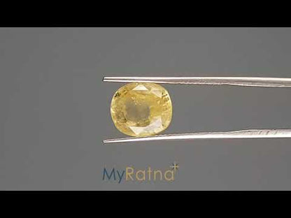 Yellow Sapphire - 6.07 Carats (Pukhraj - 6.62 Ratti)