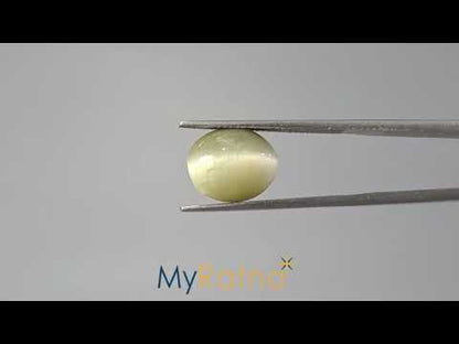 Cat's Eye - 6.09 Carats (Lahsuniya - 6.64 Ratti)