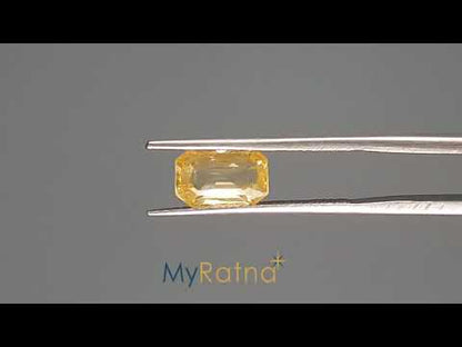 Yellow Sapphire - 3.33 Carats (Pukhraj - 3.63 Ratti)