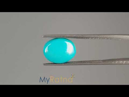 Turquoise - 4.76 Carats ( Firoza - 5.19 Ratti )