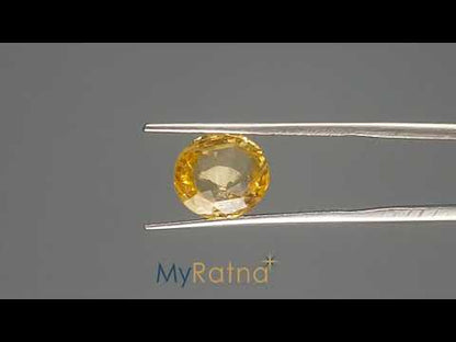Yellow Sapphire - 3.71 Carats (Pukhraj - 4.04 Ratti)