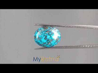Turquoise - 7.05 Carats ( Firoza - 7.68 Ratti )