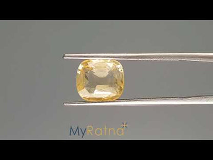 Yellow Sapphire - 3.04 Carats (Pukhraj - 3.31 Ratti)