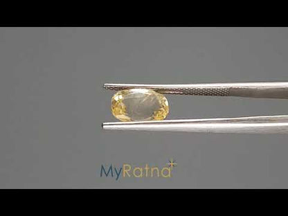 Yellow Sapphire - 2.8 Carats (Pukhraj - 3.05 Ratti)