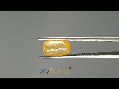 Yellow Sapphire (Pukhraj) - 3.16 Carats