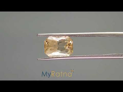 Yellow Sapphire - 3.93 Carats (Pukhraj - 4.28 Ratti)