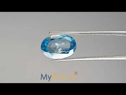 Blue Zircon - 5.99 Carats