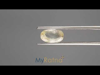 Yellow Sapphire (Pukhraj) - 3.16 Carats