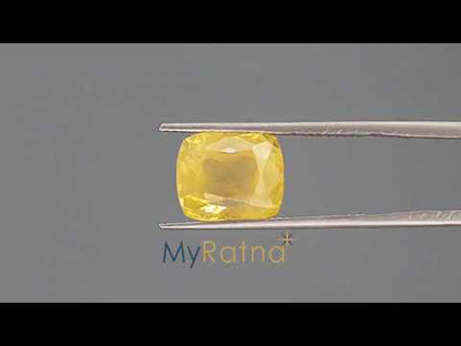Yellow Sapphire - 6.86 Carats (Pukhraj - 7.48 Ratti)