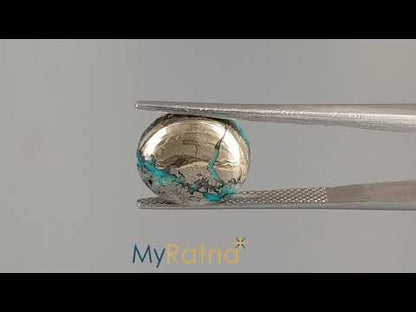 Turquoise - 6.63 Carats ( Firoza - 7.23 Ratti )