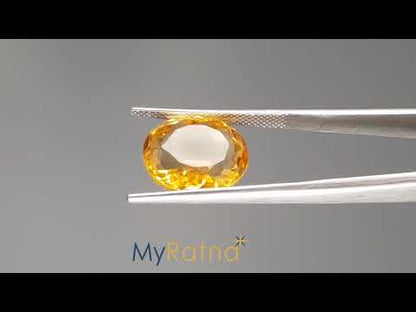 Citrine - 8.16 Carats (Sunela - 8.89 Ratti)