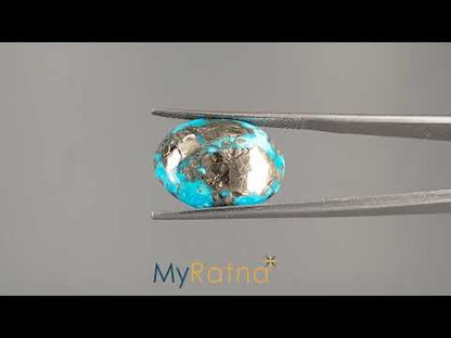 Turquoise - 14.42 Carats ( Firoza - 15.72 Ratti )