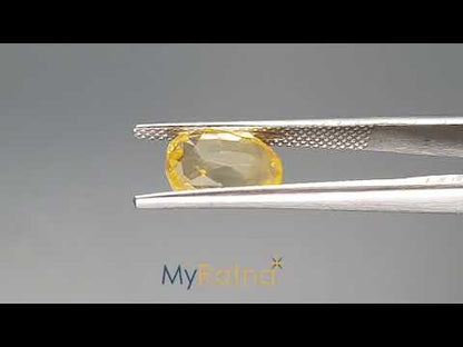 Yellow Sapphire (Pukhraj) - 4.15 Carats