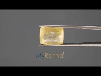 Yellow Sapphire - 7.13 Carats (Pukhraj - 7.77 Ratti)