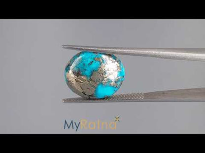 Turquoise - 8.28 Carats ( Firoza - 9.03 Ratti )