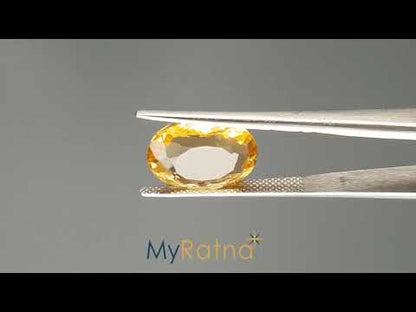 Citrine - 6.96 Carats (Sunela - 7.59 Ratti)