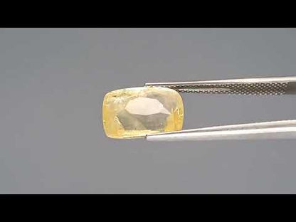 Yellow Sapphire - 6.28 Carats (Pukhraj - 6.85 Ratti)