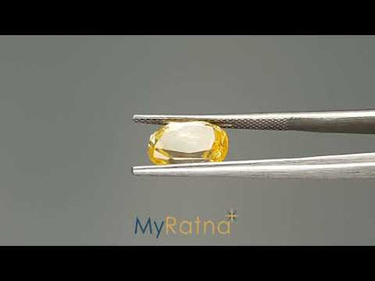 Yellow Sapphire - 4.13 Carats (Pukhraj - 4.50 Ratti)