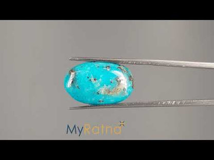 Turquoise - 12.72 Carats ( Firoza - 13.86 Ratti )