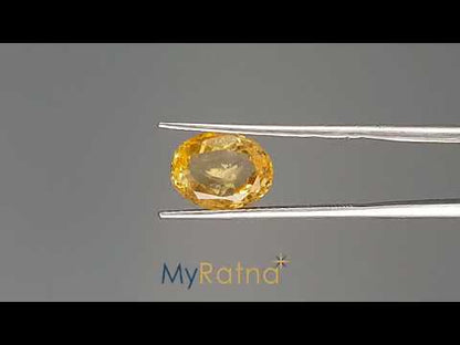 Yellow Sapphire - 4.06 Carats (Pukhraj - 4.43 Ratti)