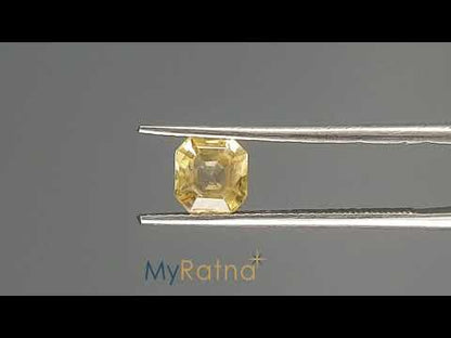 1.08 Carats Natural Yellow Sapphire