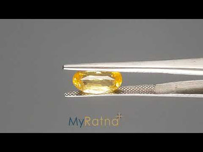 Yellow Sapphire - 4.30 Carats (Pukhraj - 4.69 Ratti)