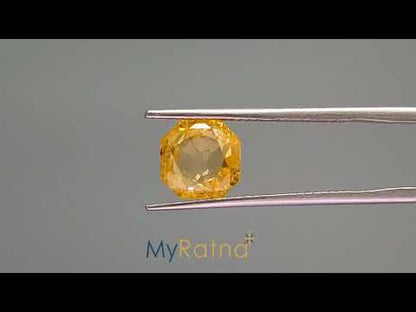 Yellow Sapphire - 3.57 Carats (Pukhraj - 3.89 Ratti)
