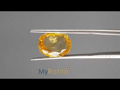 Yellow Sapphire - 6.05 Carats (Pukhraj - 6.59 Ratti)