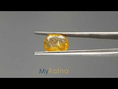 Yellow Sapphire - 3.09 Carats (Pukhraj - 3.37 Ratti)
