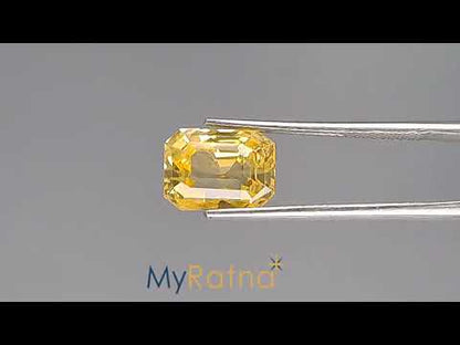Yellow Sapphire - 6.07 Carats (Pukhraj - 6.62 Ratti)