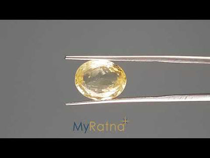 Yellow Sapphire - 6.20 Carats (Pukhraj - 6.76 Ratti)