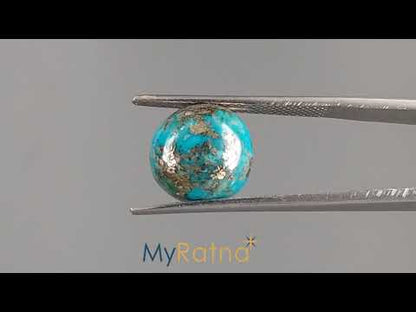 Turquoise - 5.60 Carats ( Firoza - 6.10 Ratti )