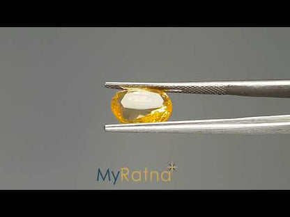 Yellow Sapphire - 4.03 Carats (Pukhraj - 4.39 Ratti)